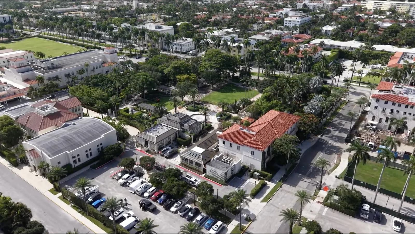 Commercial roofing at the Society of the Four Arts in Palm Beach