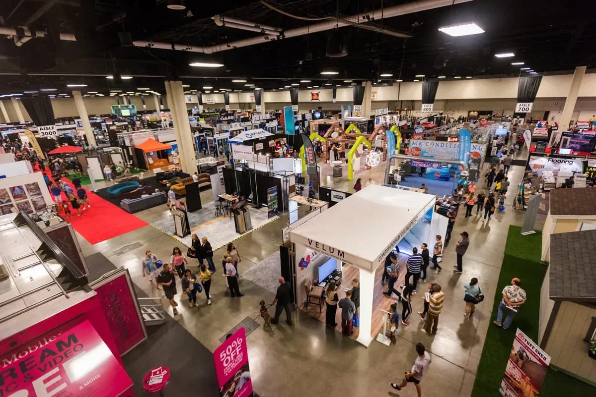 Home show aerial view