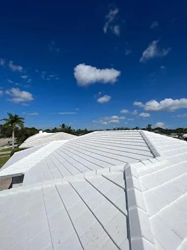Roofing material samples including tile, metal and shingles for South Florida homes